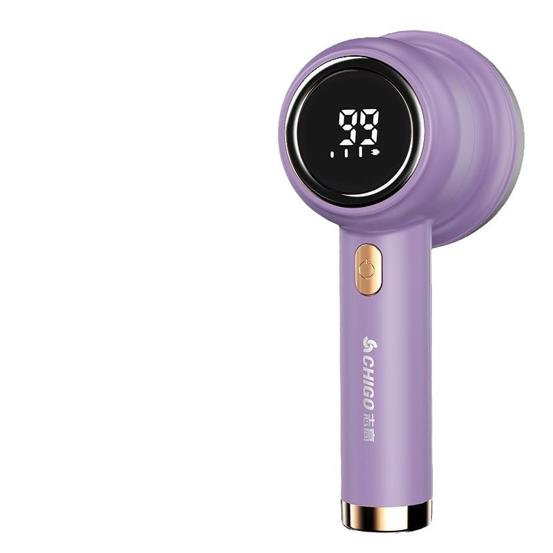 Rechargeable Fabric Lint Shaver with Digital Display