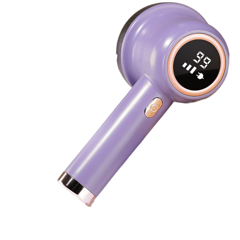 Rechargeable Fabric Lint Shaver with Digital Display